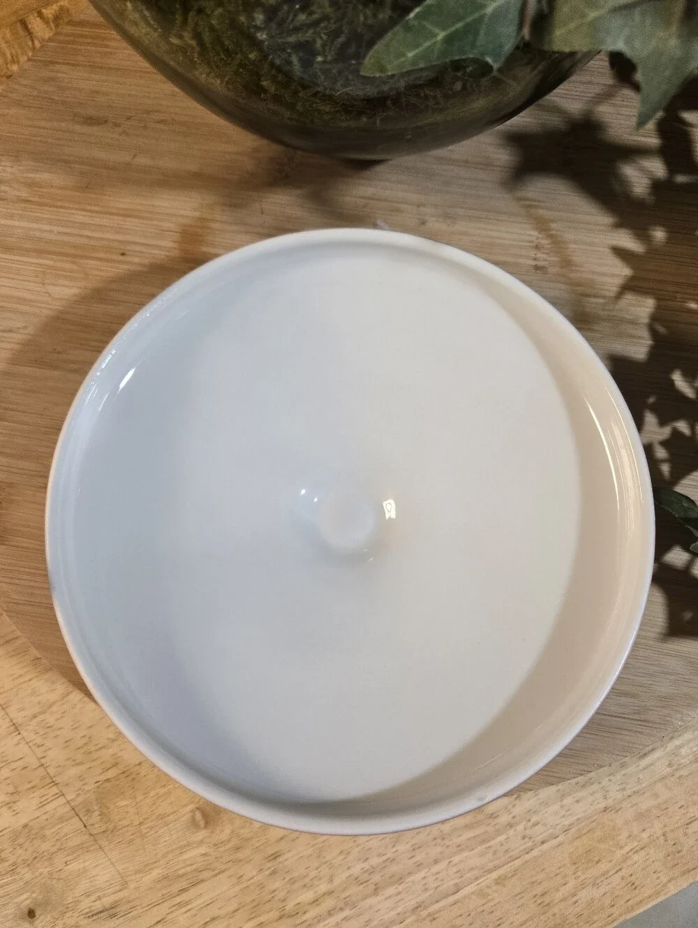 Royal Doulton Orange and White Covered Serving Bowl